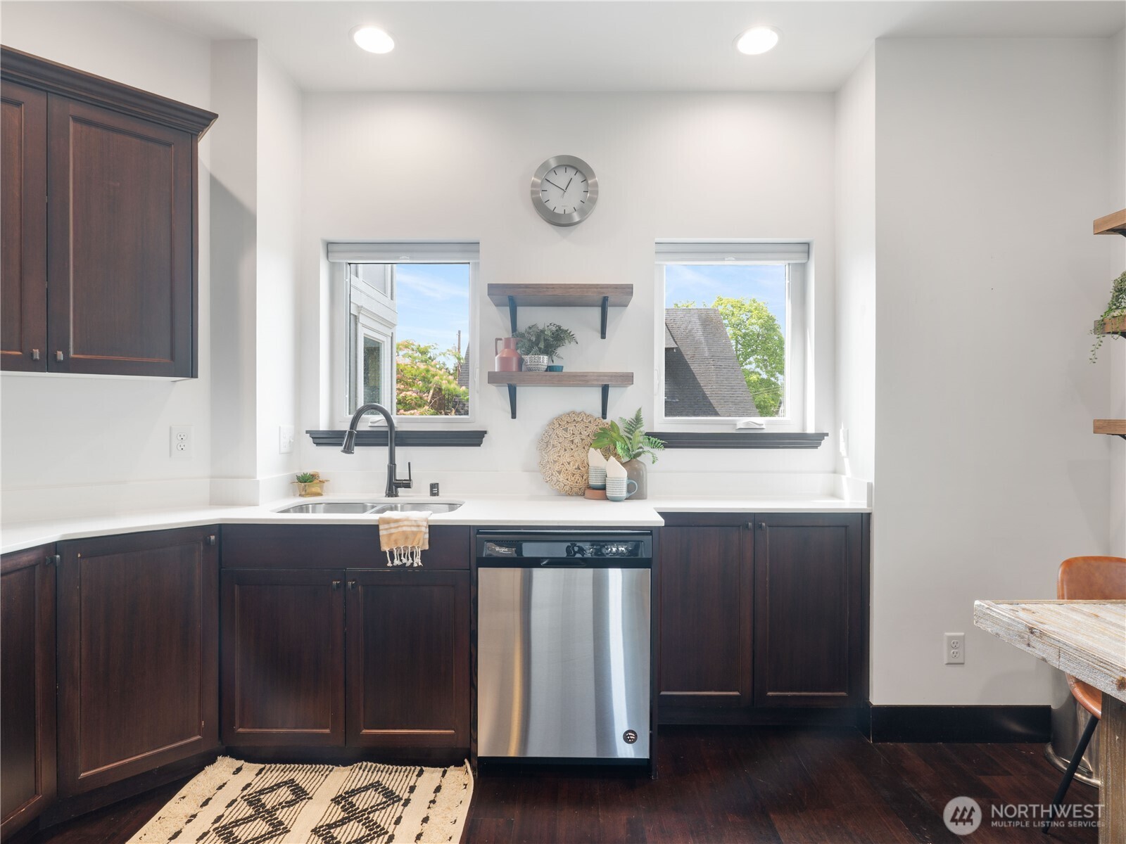 2019 Cornwall Avenue Bellingham, WA 98225 - Photo 15 of 40 a kitchen with stainless steel appliances granite countertop a sink and a cabinets