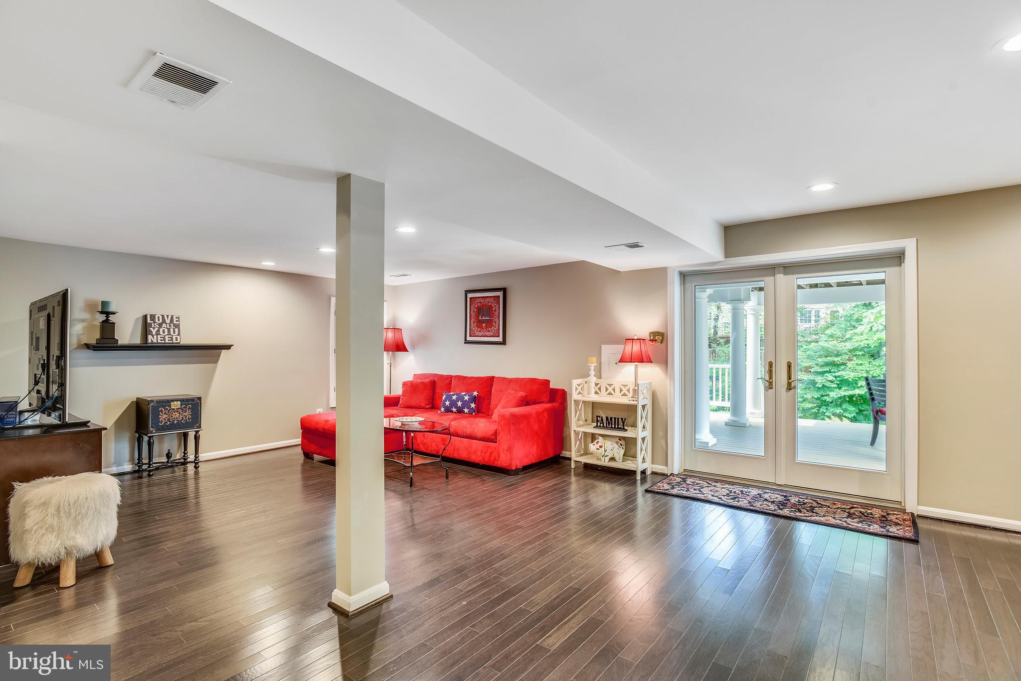 11629 Springhouse Place Reston, VA 20194 - Photo 33 of 68 Lower Level Walk Out Recreation Room