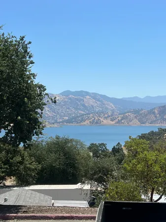 a view of city and mountain