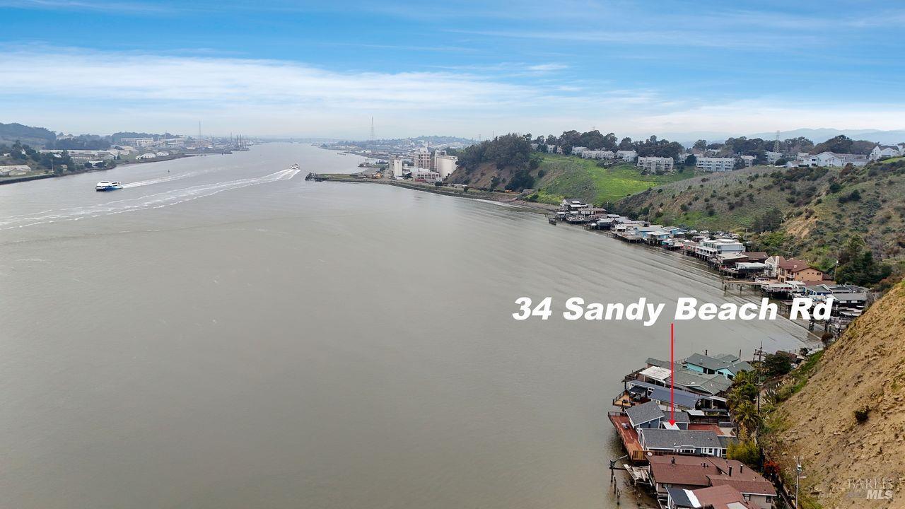 34 Sandy Beach Road Vallejo, CA 94590 - Photo 4 of 63 an aerial view of a city