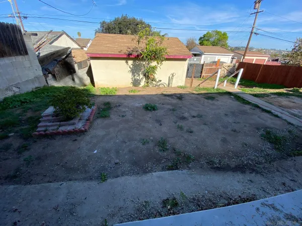 a view of a street with porch