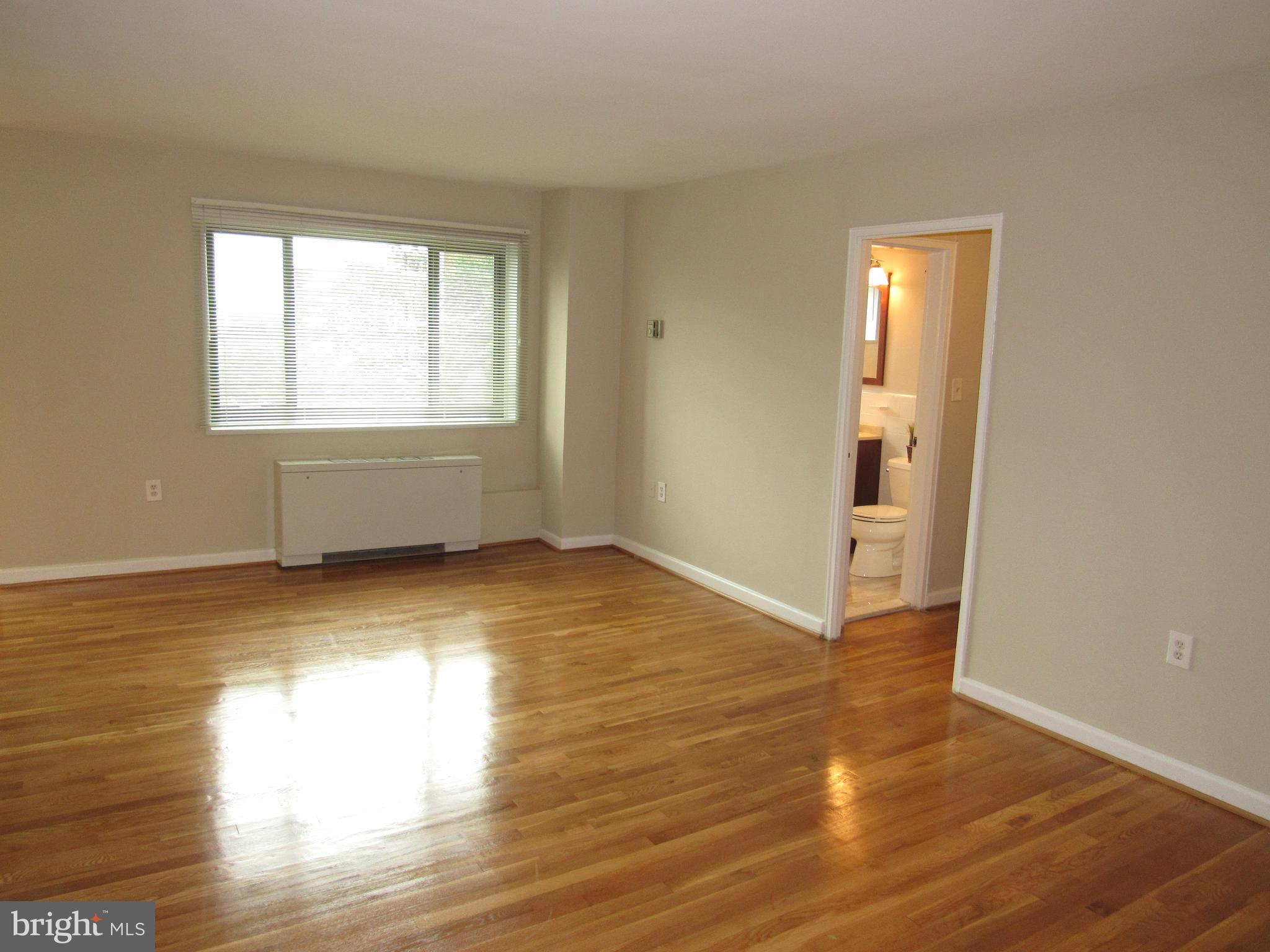 1300 South Arlington Ridge Road, Unit 617 Arlington, VA 22202 - Photo 4 of 25 a view of empty room with wooden floor and fan