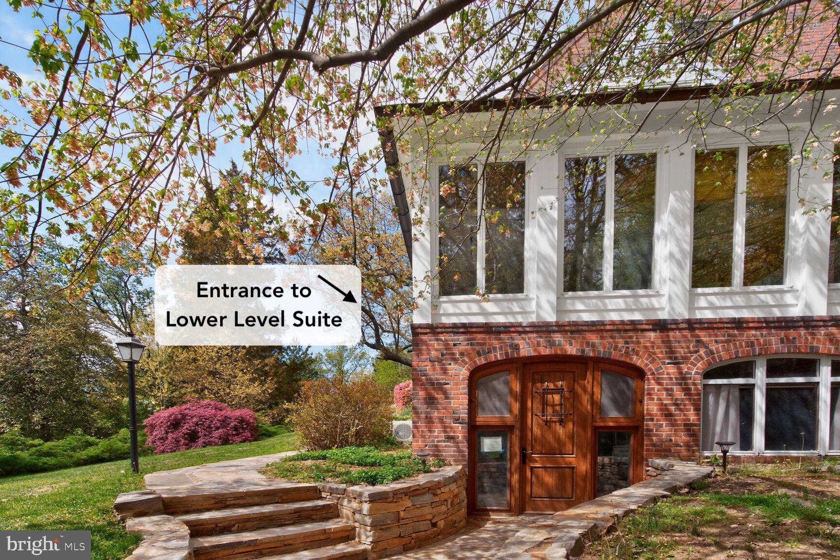 5553 Little Falls Road Arlington, VA 22207 - Photo 6 of 53 Side Entrance of the Home