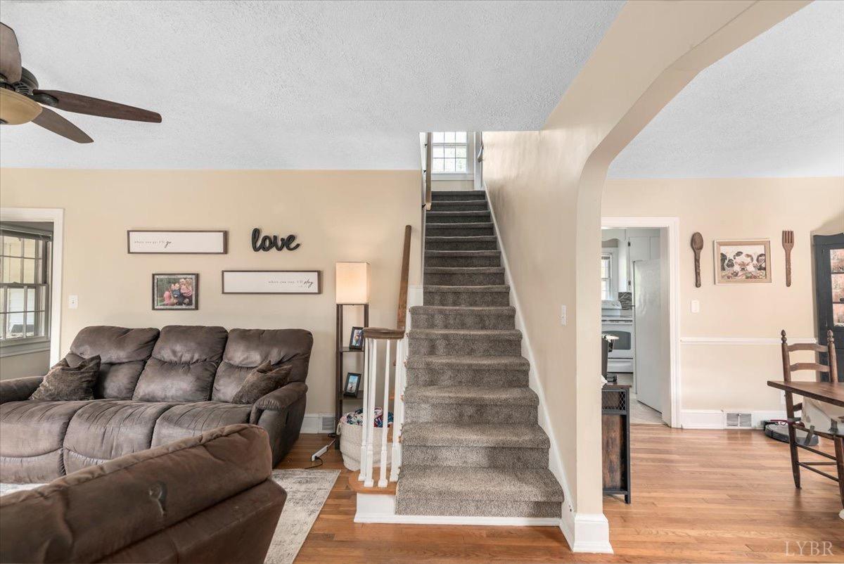 152 Pine Street Amherst, VA 24521 - Photo 25 of 53 a living room with furniture and a fireplace