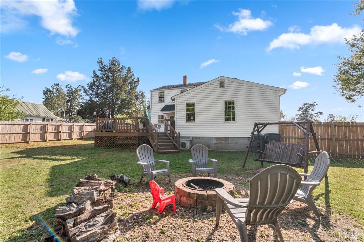 152 Pine Street Amherst, VA 24521 - Photo 49 of 53 a backyard of a house with seating space