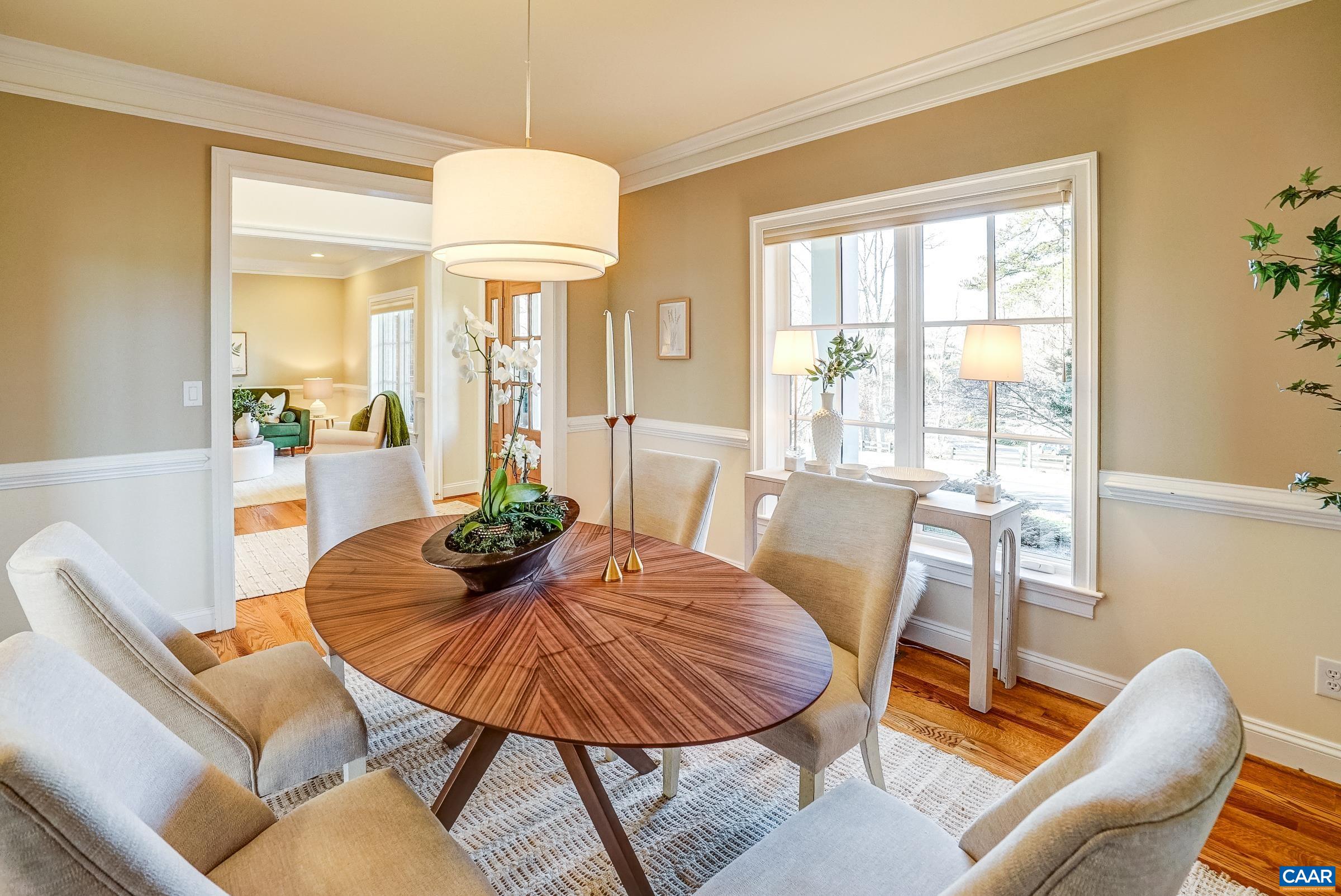 801 Half Mile Branch Road Crozet, VA 22932 - Photo 17 of 69 a view of a dining room with furniture window and outside view