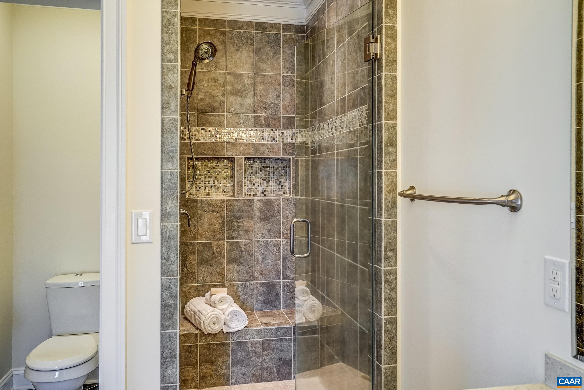 801 Half Mile Branch Road Crozet, VA 22932 - Photo 40 of 69 a bathroom with a shower and toilet