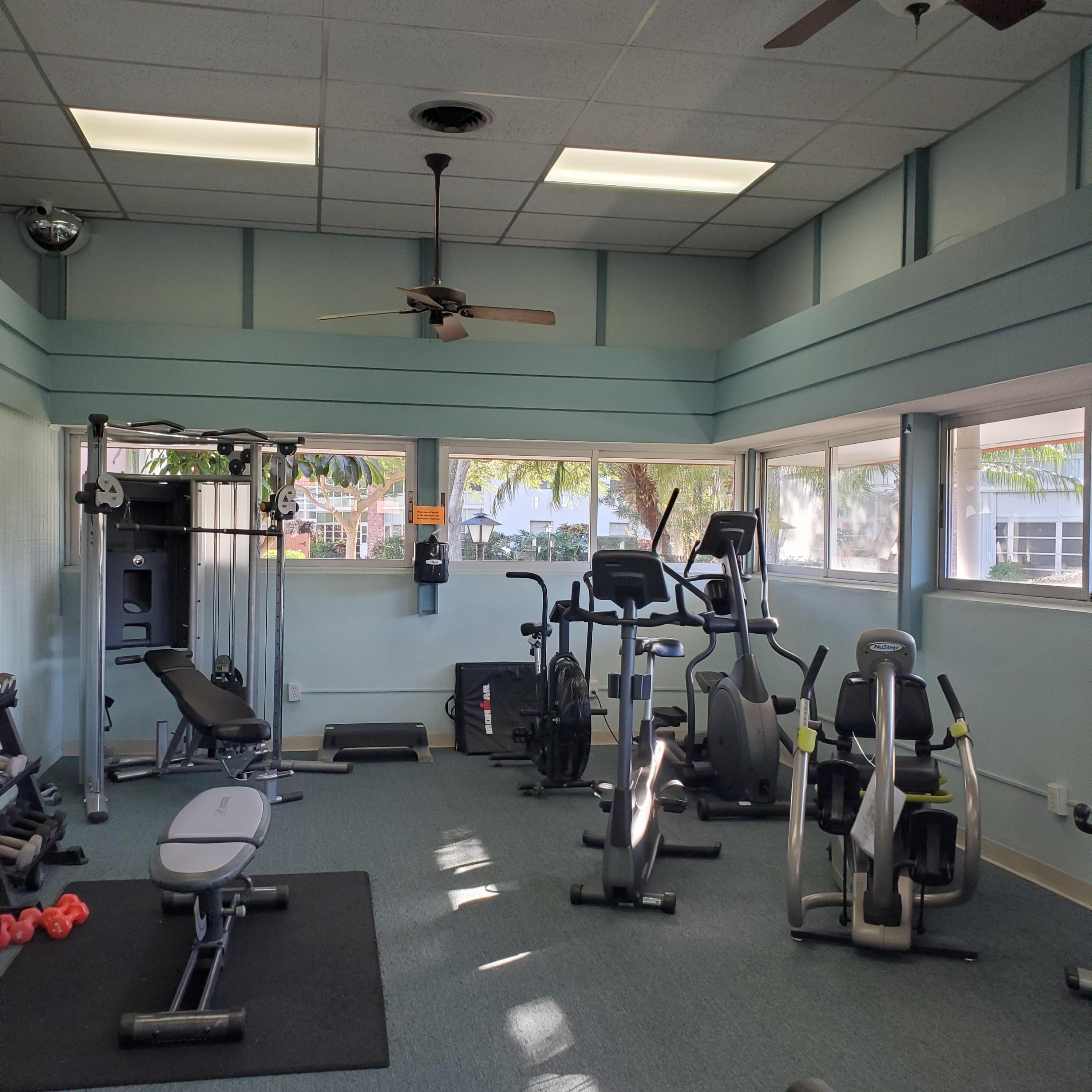 2600 Southeast Ocean Boulevard, Unit A11 Stuart, FL 34996 - Photo 49 of 62 a room with gym equipment