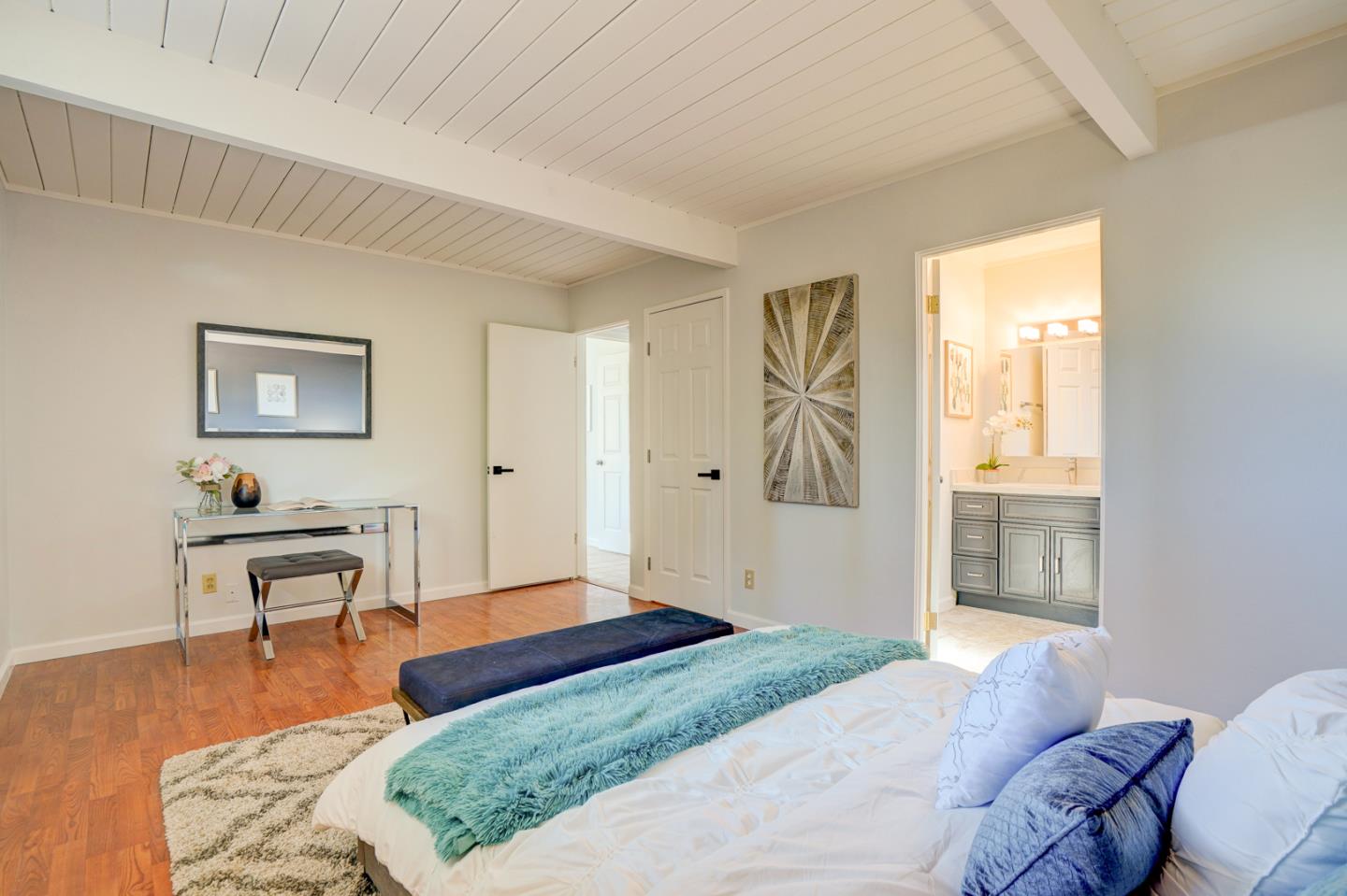 721 Stendhal Lane Cupertino, CA 95014 - Photo 41 of 54 a bedroom with furniture and a window