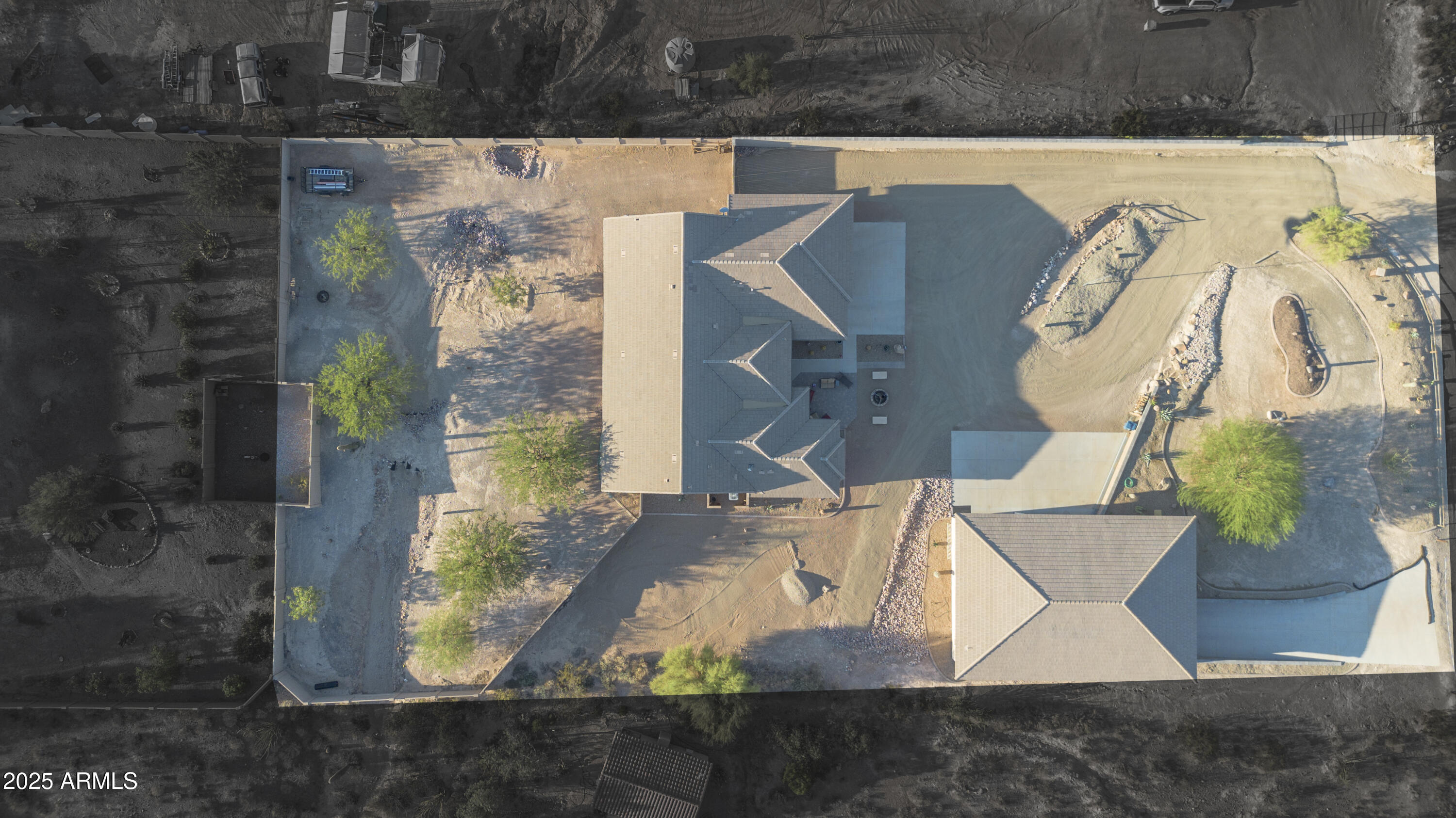 1532 North Roadrunner Road Apache Junction, AZ 85119 - Photo 50 of 51 an aerial view of a house with a yard