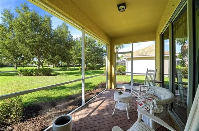 a view of lake from balcony