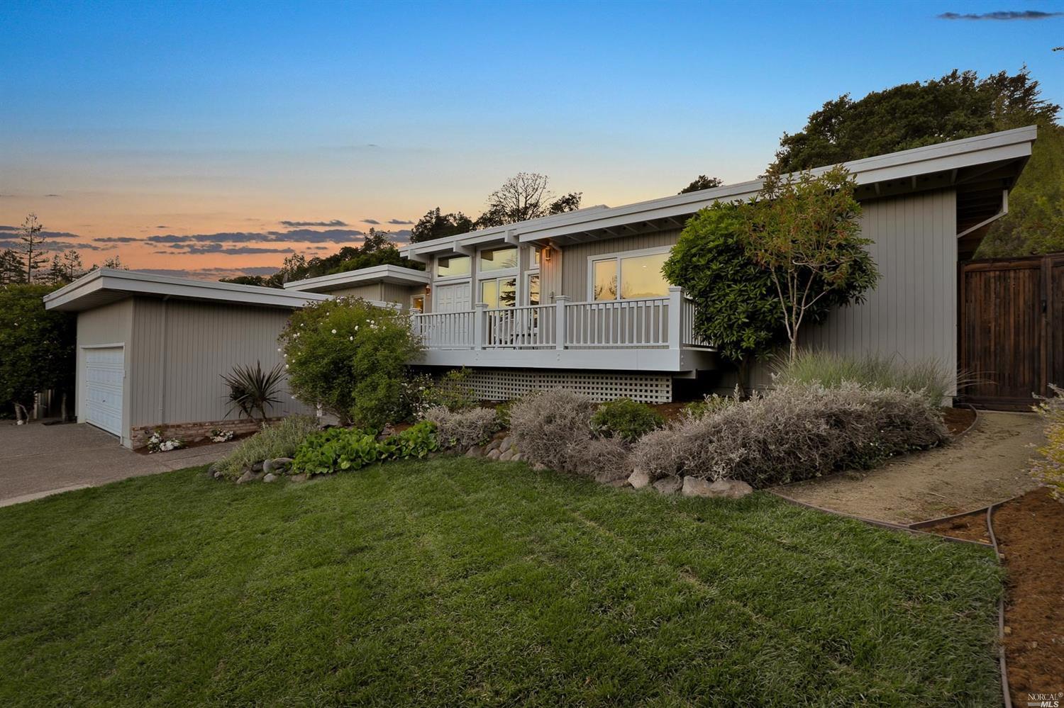 19 Underhill Road Mill Valley, CA 94941 - Photo 1 of 1 a view of a house with a garden and plants