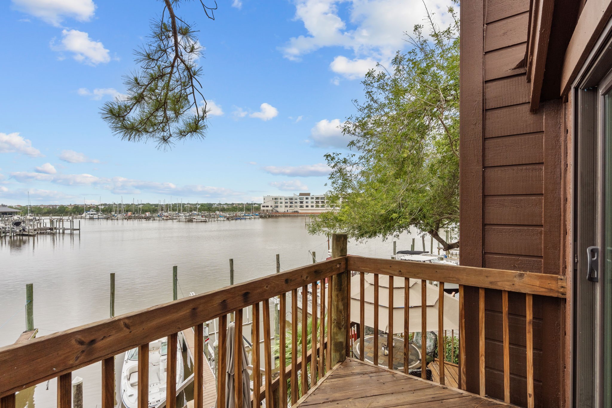 A Fantastic View of Clear Lake from the Master Bedroom Balcony