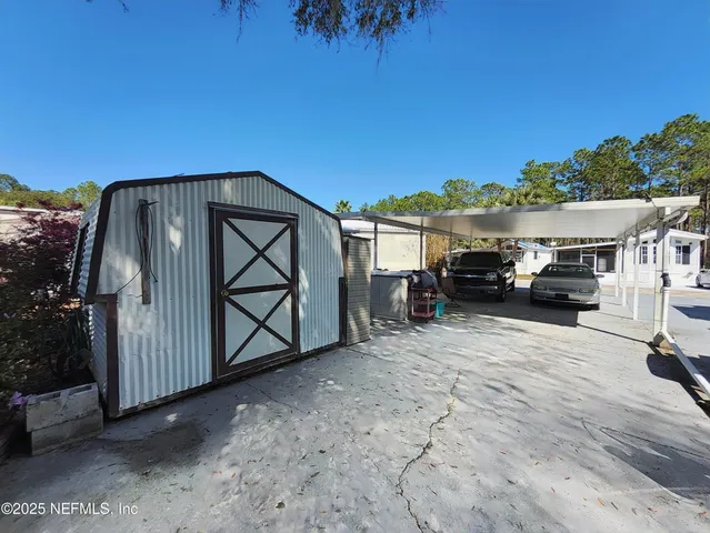 a view of outdoor space and deck