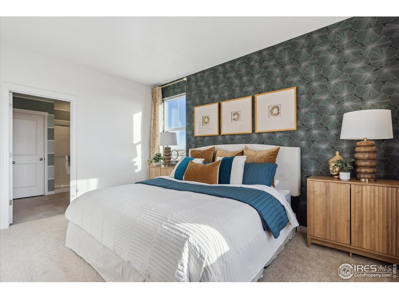 2303 Base Street Fort Lupton, CO 80621 - Photo 23 of 26 a bedroom with a bed and a night stand