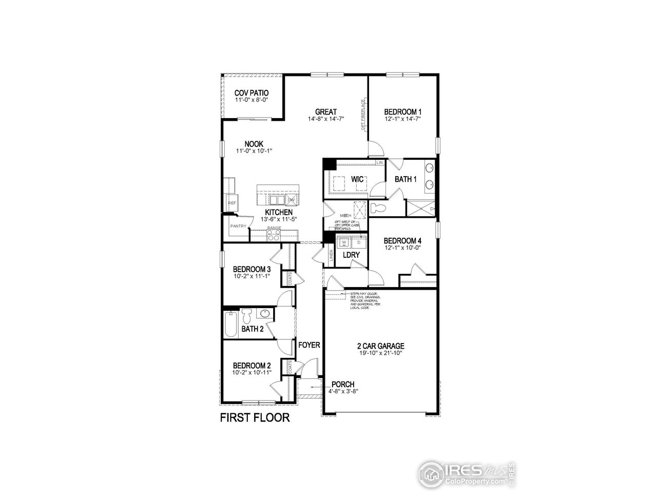 2303 Base Street Fort Lupton, CO 80621 - Photo 26 of 26 a picture of a floor plan