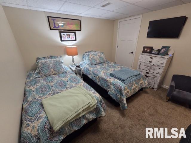 9251 Highway 148 Mount Vernon, IL 62864 - Photo 41 of 68 a bedroom with two beds and a flat screen tv