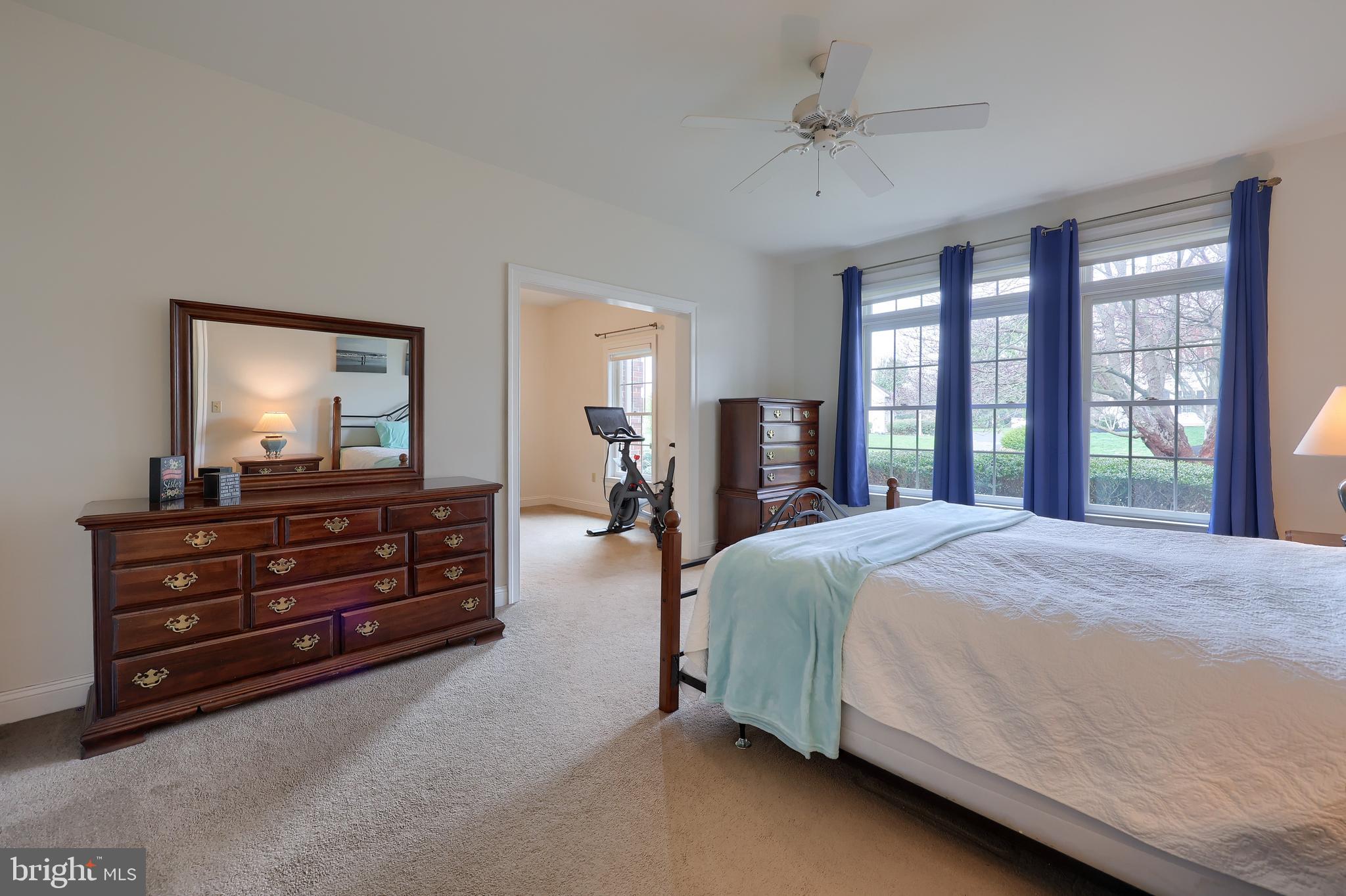339 Harvest Drive Lititz, PA 17543 - Photo 33 of 69 a bedroom with a bed and a large mirror on dresser
