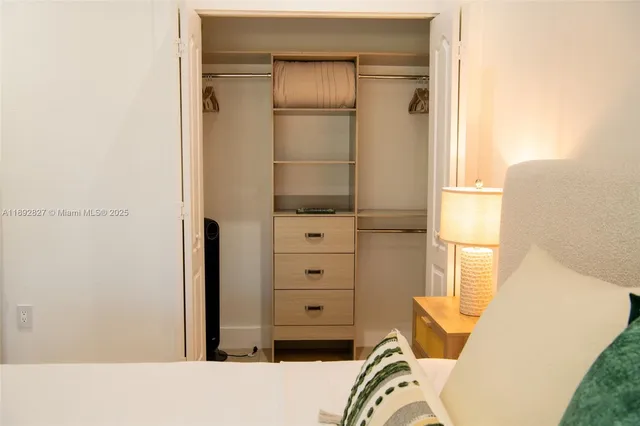 a bathroom with a shower and a tub