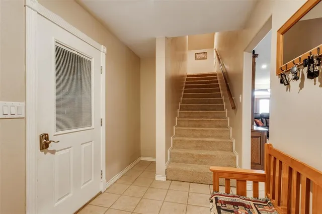 a view of an entryway door