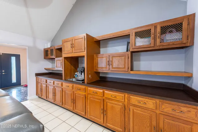 a view of outdoor space with seating area