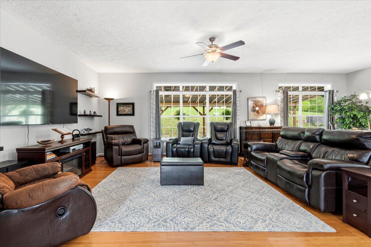 218 Mt Moriah Road Eagle Rock, VA 24085 - Photo 11 of 38 a living room with furniture and a flat screen tv