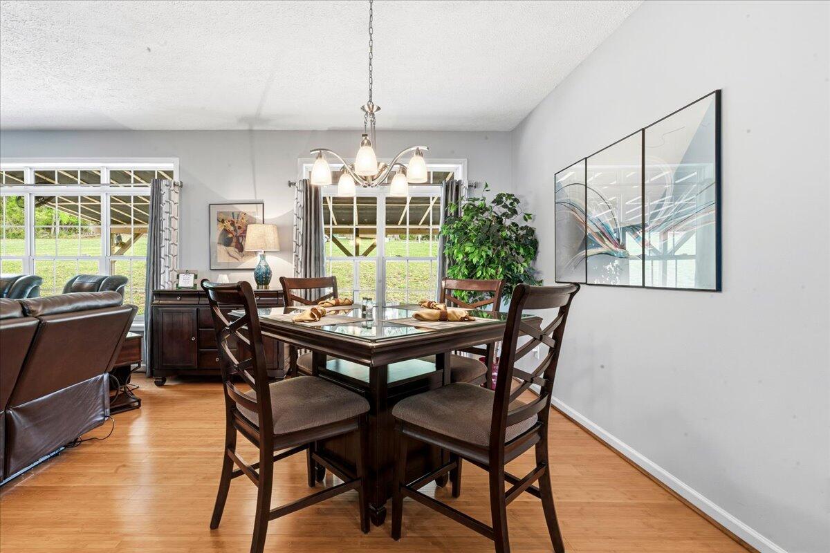 218 Mt Moriah Road Eagle Rock, VA 24085 - Photo 12 of 38 a view of a dining room with furniture window and outside view
