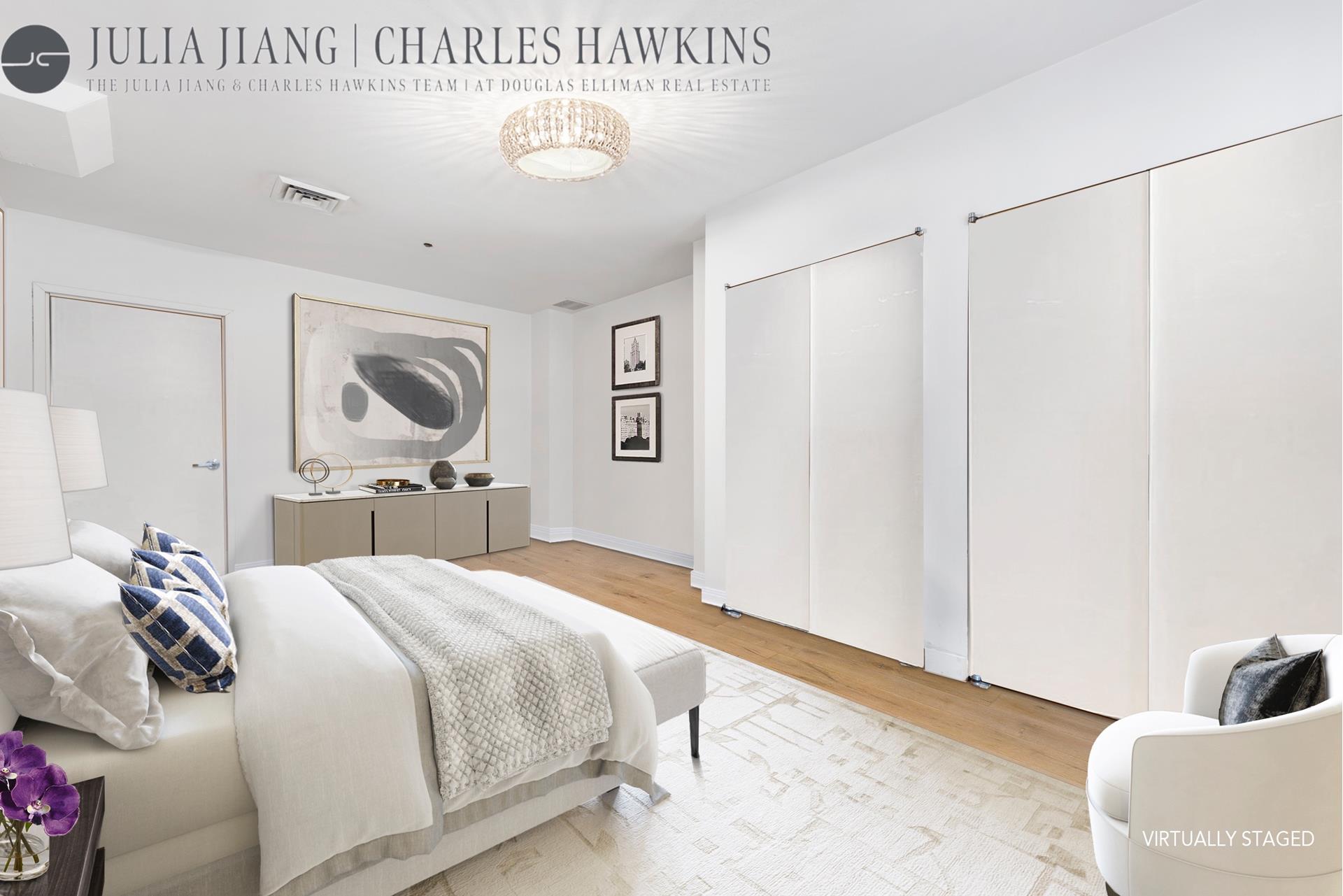 315 West 36th Street, Unit 12B Manhattan, NY 10018 - Photo 27 of 33 a bedroom with a bed and a cabinets