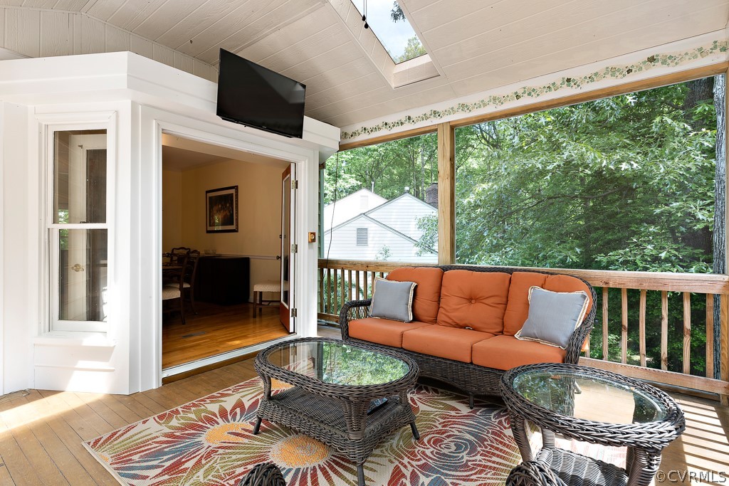 13903 Eastbluff Road Midlothian, VA 23112 - Photo 11 of 45 a balcony with furniture and a garden