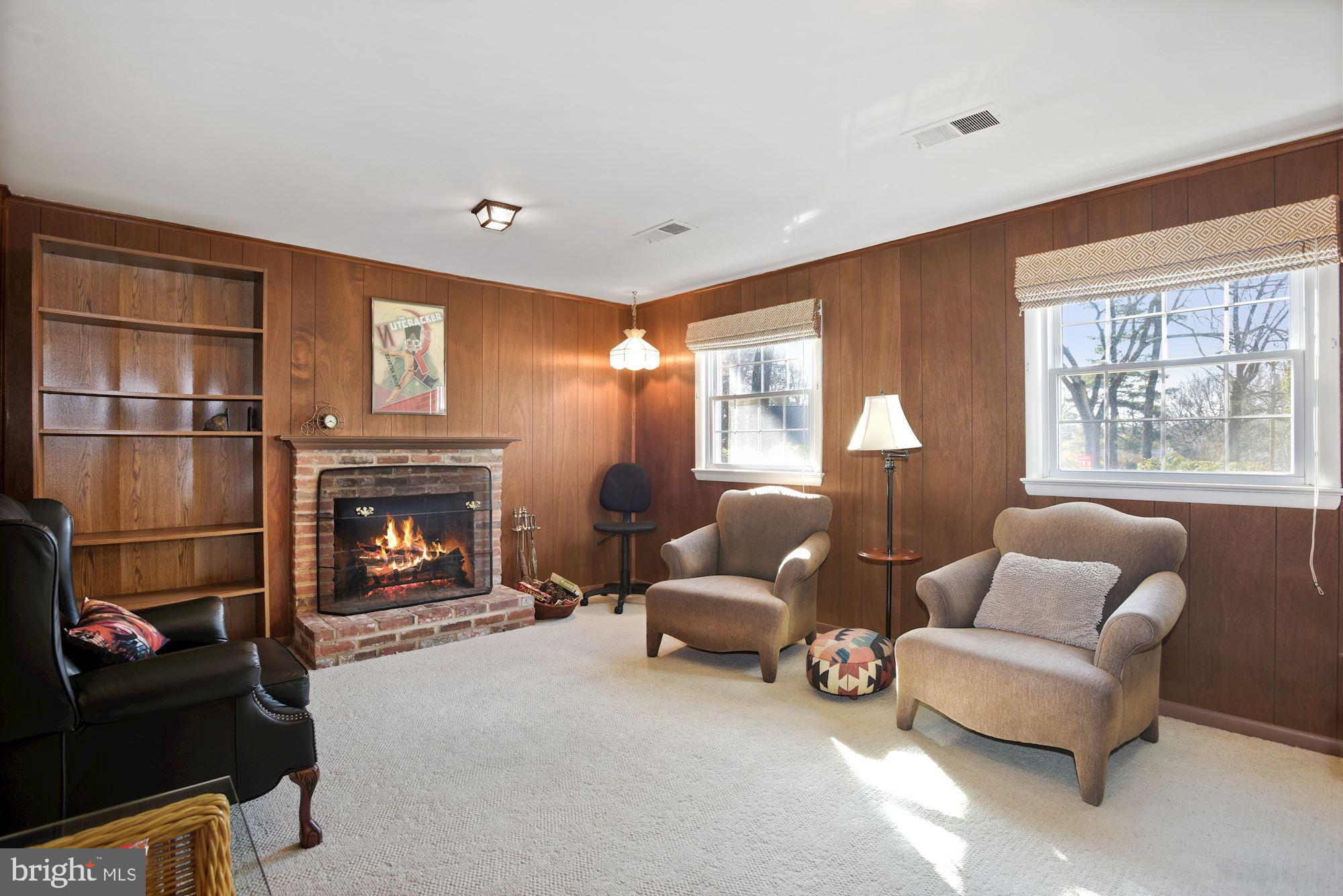 1902 Foxhall Road McLean, VA 22101 - Photo 21 of 33 Family Room with fireplace