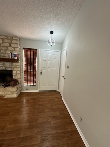 3603 Buffalo Springs Trail, Unit C Georgetown, TX 78628 - Photo 6 of 24 a view of an empty room with wooden floor and a window