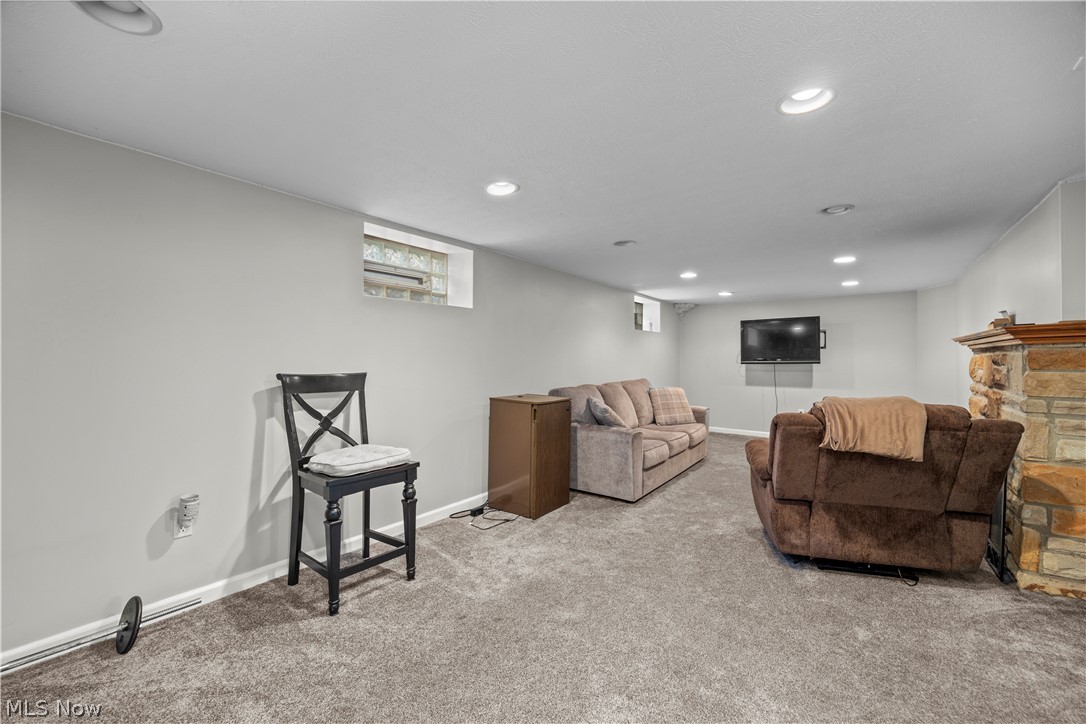 967 Gulf Road Elyria, OH 44035 - Photo 24 of 33 Finished Basement Area