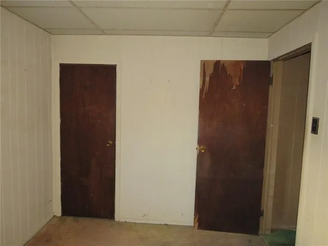a view of closet area