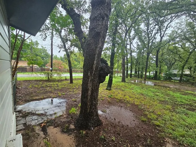 a view of outdoor space with trees