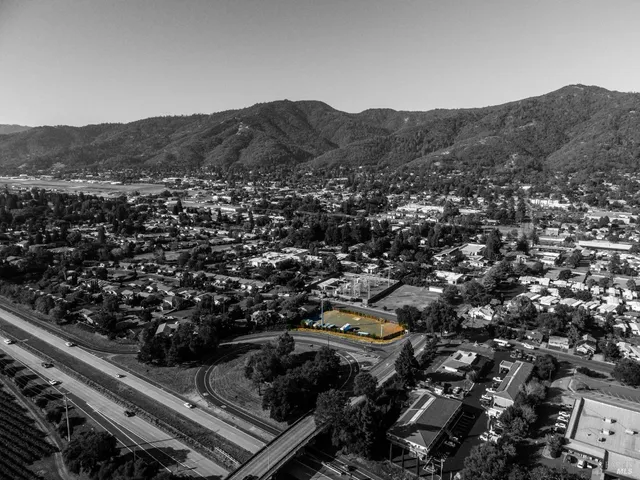 view of city and mountain