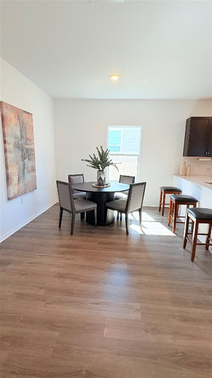 14300 Eientrill Pass Pflugerville, TX 78660 - Photo 9 of 19 a dining room with furniture potted plants and wooden floor