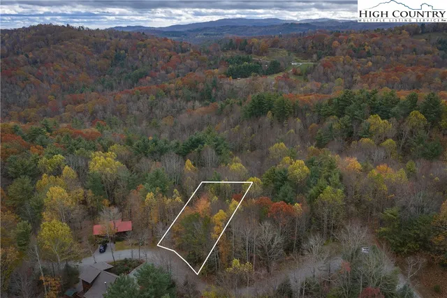 a aerial view of a house