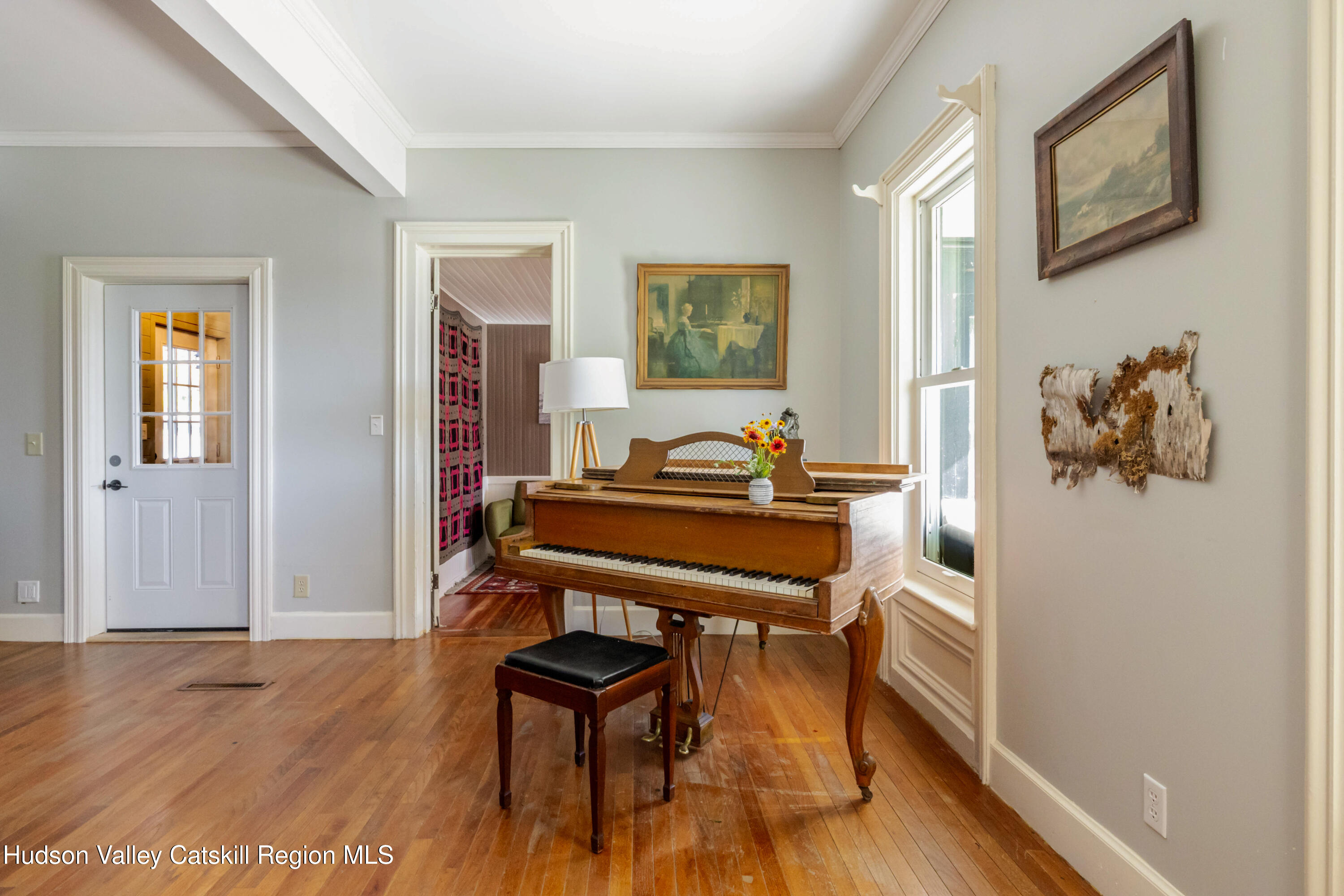 108 HIGH POND Road Summit, NY 12175 - Photo 28 of 82 a living room with a table and a window
