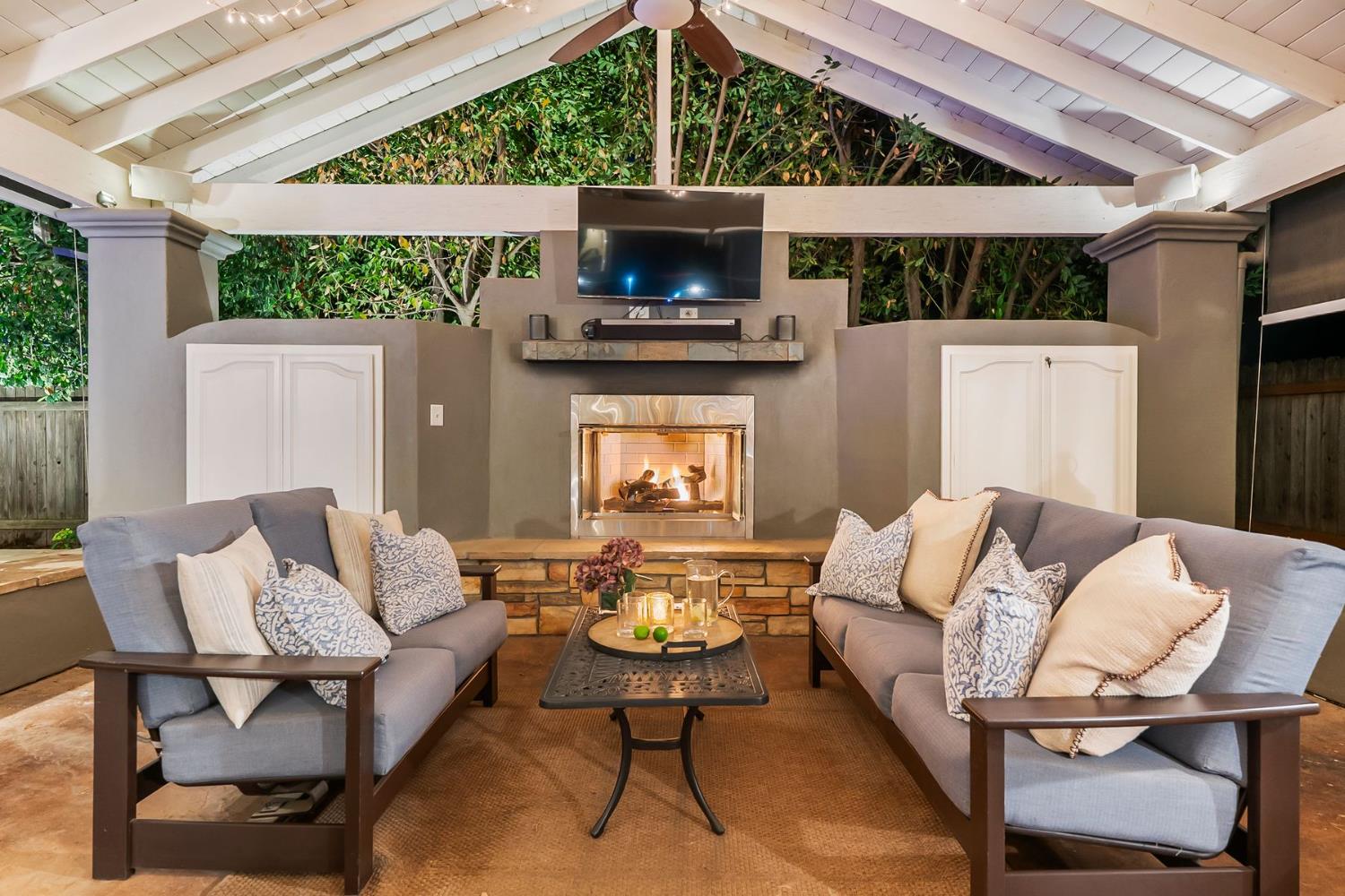1620 Gary Way Carmichael, CA 95608 - Photo 59 of 74 a living room with furniture and a fireplace