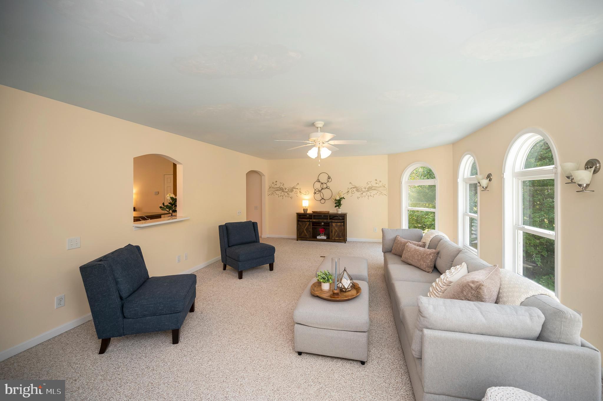 322 Birchside Circle Locust Grove, VA 22508 - Photo 20 of 77 staged living room from primary bedroom door