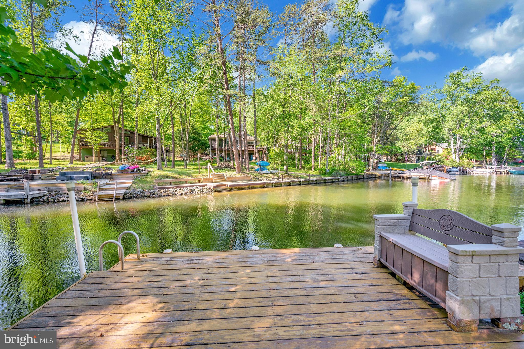 322 Birchside Circle Locust Grove, VA 22508 - Photo 66 of 77 dock with seating bench