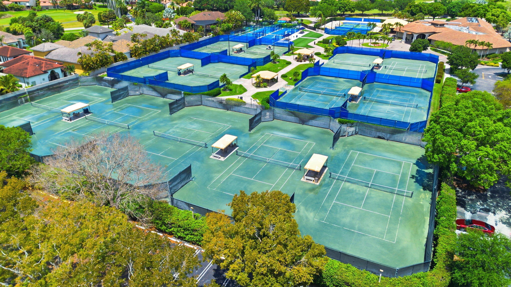 7798 La Mirada Drive Boca Raton, FL 33433 - Photo 47 of 49 Aerial Boca Pointe Tennis