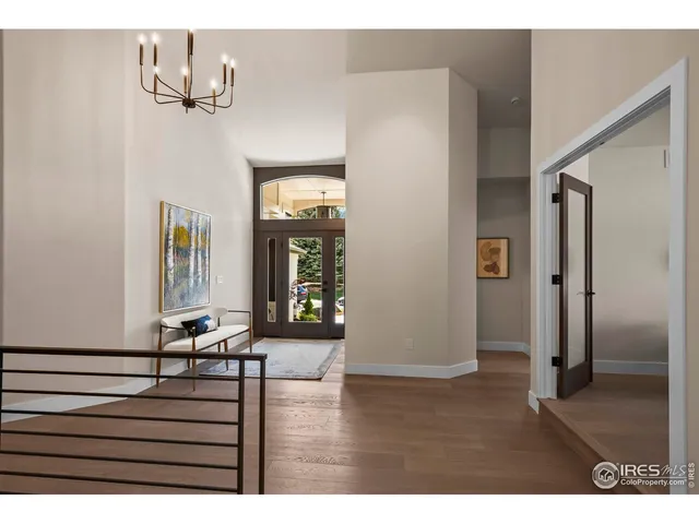 a view of a entryway