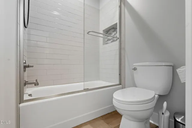 a view of a large window with wooden floor