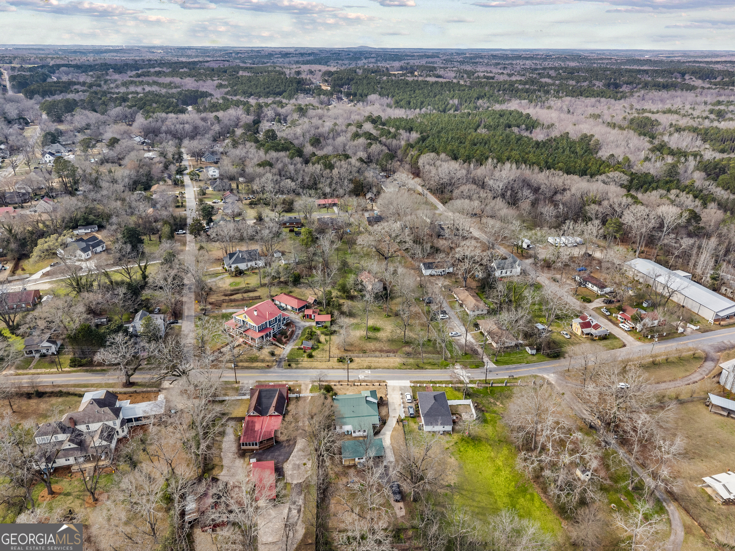 178 Fairplay Street Rutledge, GA 30663 - Photo 13 of 54 an aerial view of residential houses with outdoor space