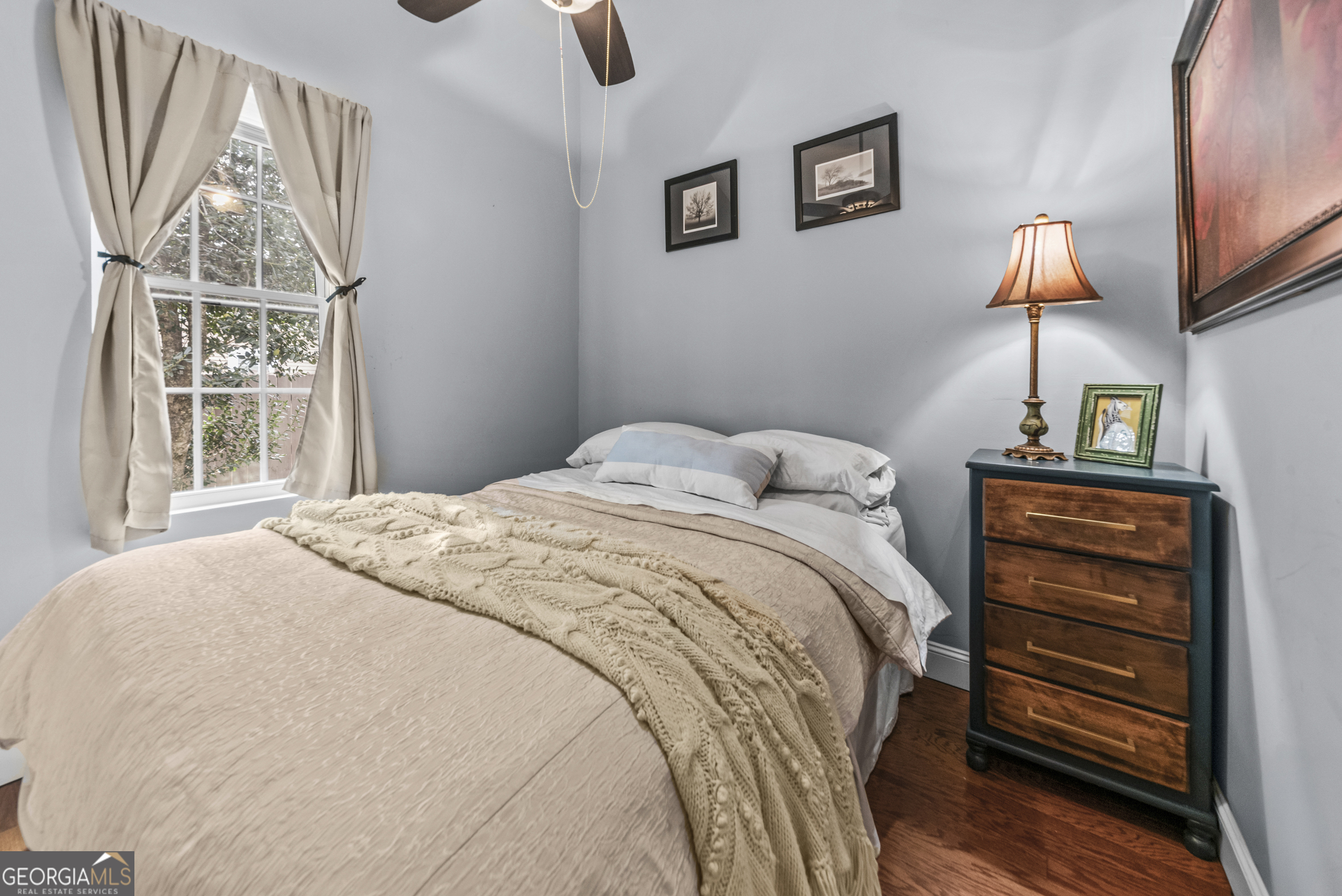 178 Fairplay Street Rutledge, GA 30663 - Photo 45 of 54 a bedroom with a bed and a window