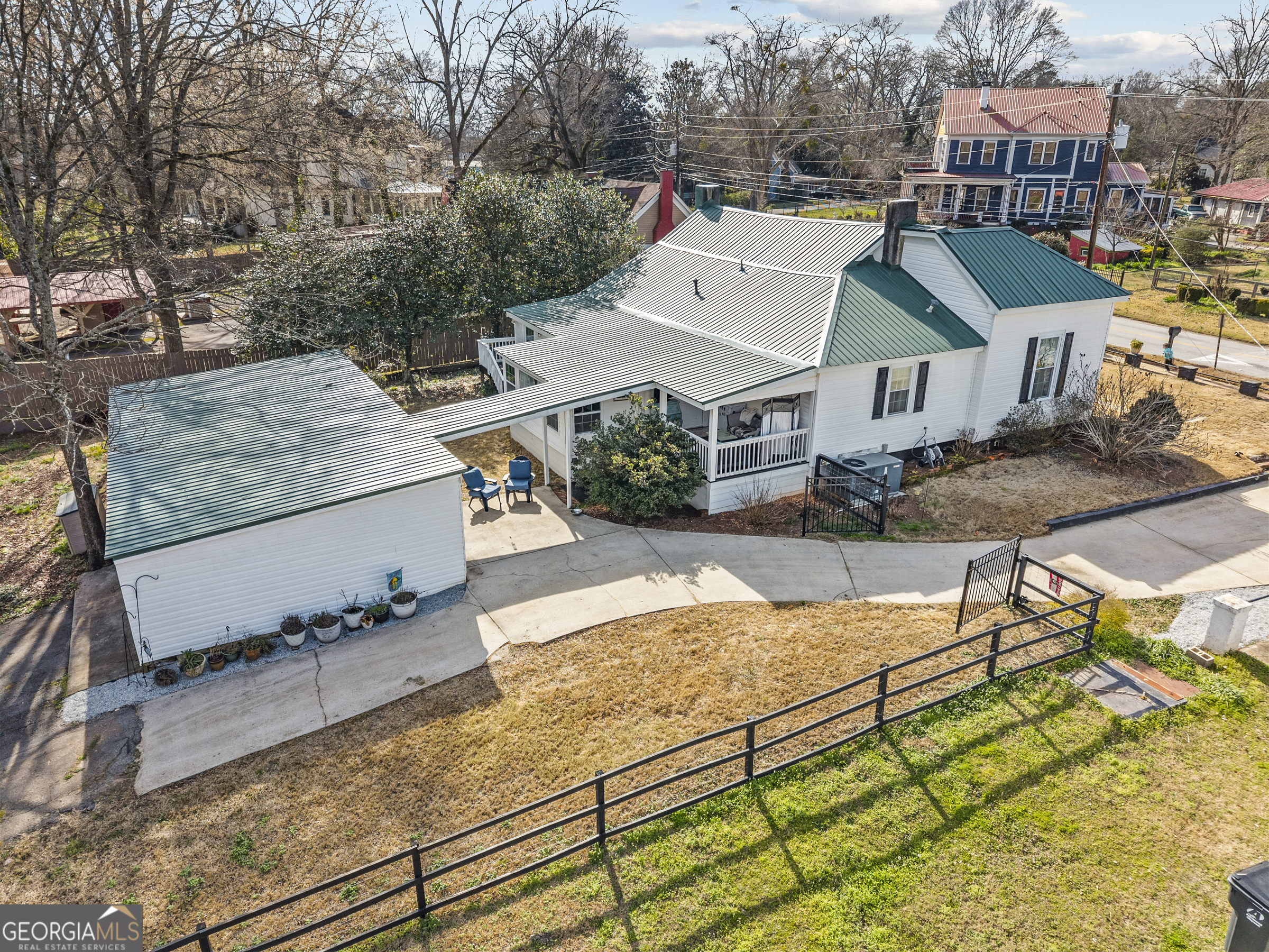 178 Fairplay Street Rutledge, GA 30663 - Photo 6 of 54 an aerial view of a house with sitting area