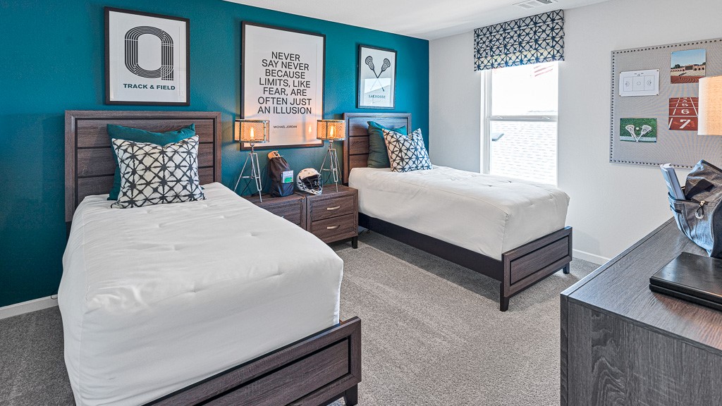 1202 Buffalo Run Tomball, TX 77375 - Photo 36 of 45 a bedroom with bed and window