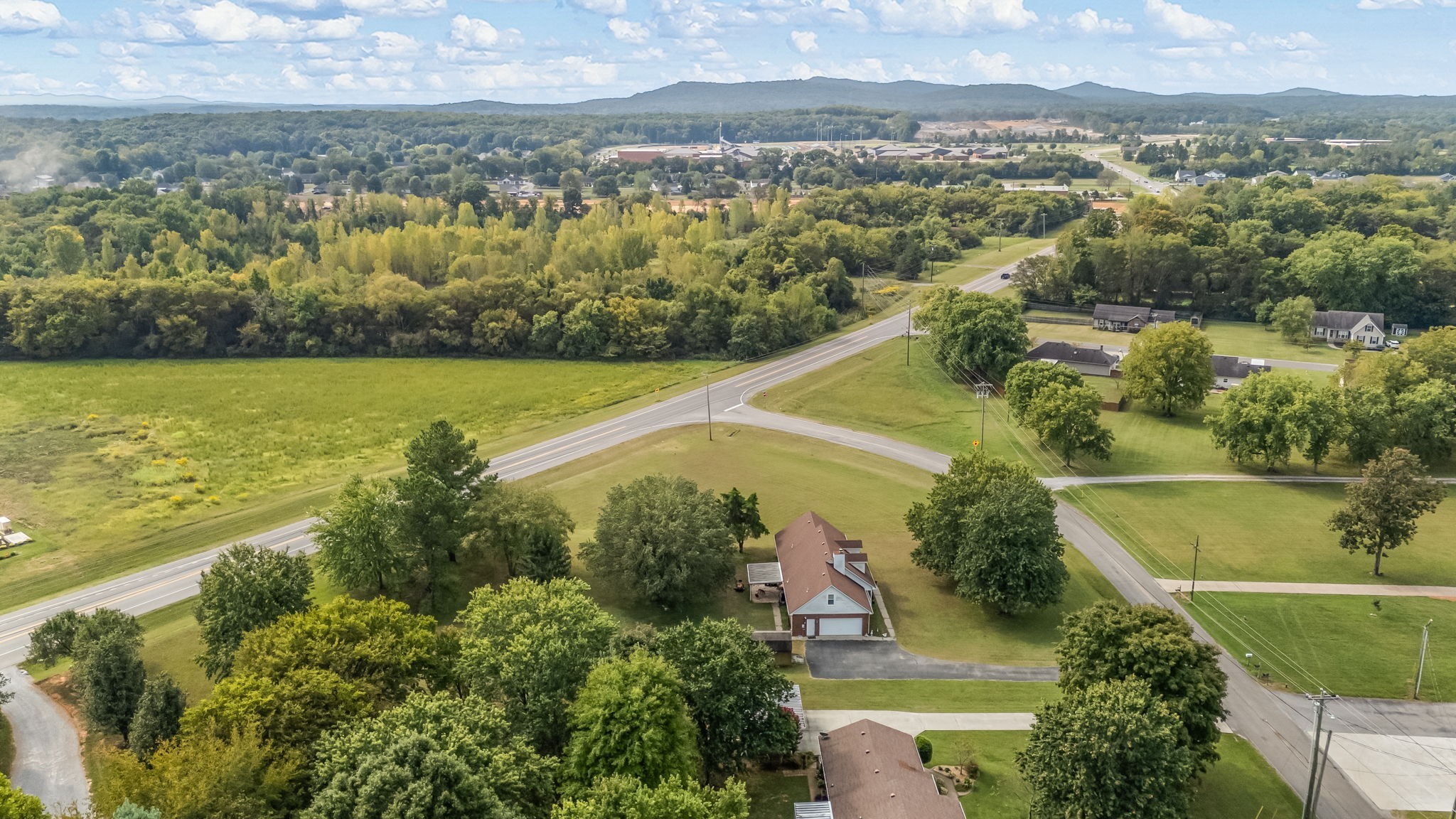 5665 Old Salem Road Rockvale, TN 37153 - Photo 13 of 41 an aerial view of ocean with residential house with lake view