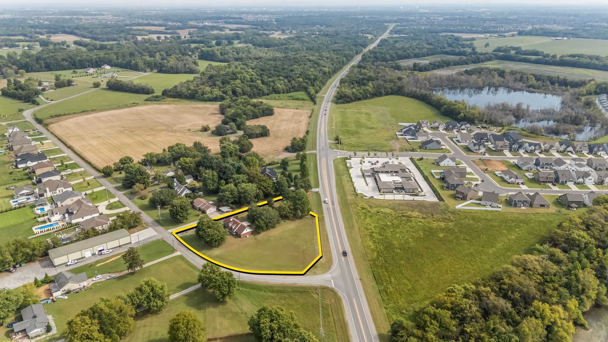 5665 Old Salem Road Rockvale, TN 37153 - Photo 2 of 41 an aerial view of a residential houses with outdoor space